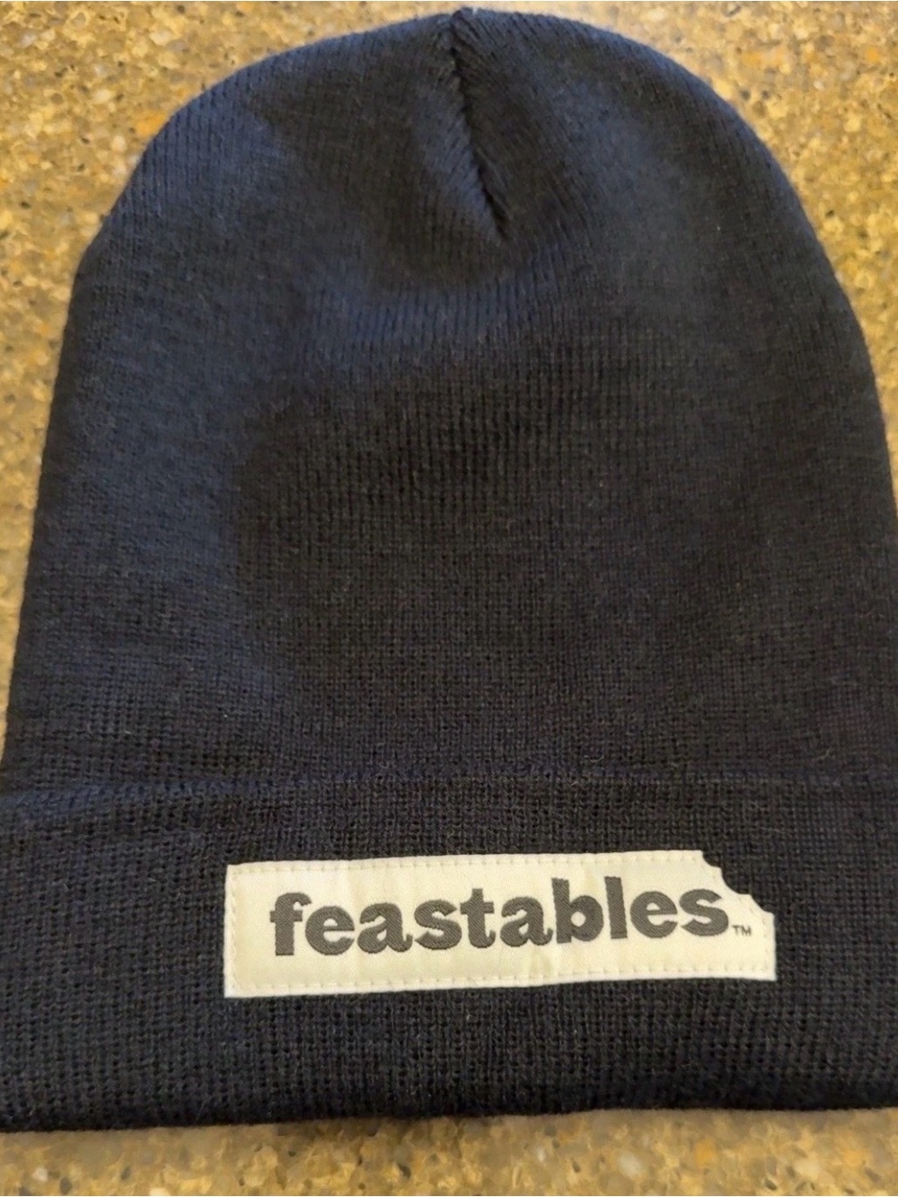 MrBeast Feastables Black Beanie Hat Cap One Size